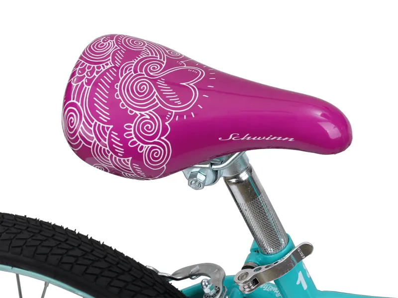 Schwinn Elm 20 Inch Wheel Kids Bike Teal Green-7